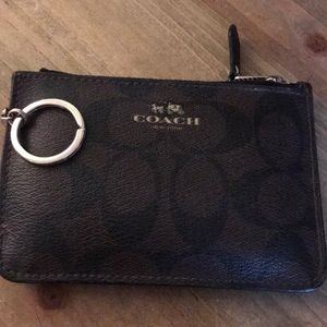 Coach keychain mini wallet